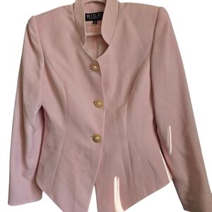Elegant Pink Blazer by